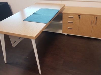 Hai Nei Contractors - BA Series Executive Desk with Side Cabinet