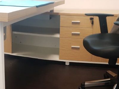 Hai Nei Contractors - BA Series Executive Desk with Side Cabinet