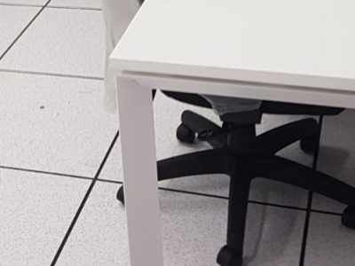 Lincotrade @ Singtel - White Table Top with DE Series Legs