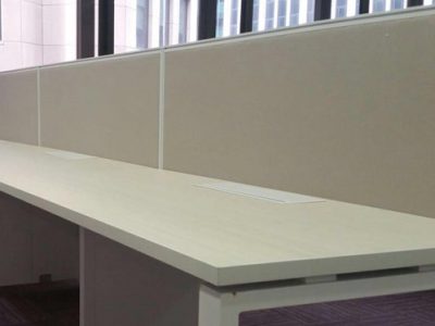 M.O.G. Space Pte Ltd - BO Series Workstation with 40mm Fabric Panel