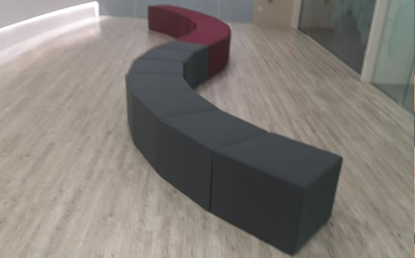 Customised Reception Bench_offitek