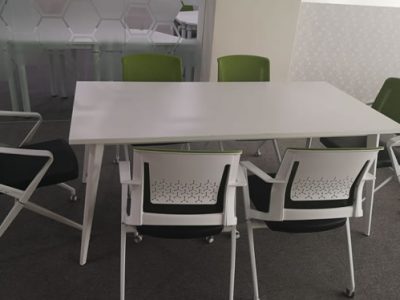United Carpentry - BA Conference Table; Owen Office Chair