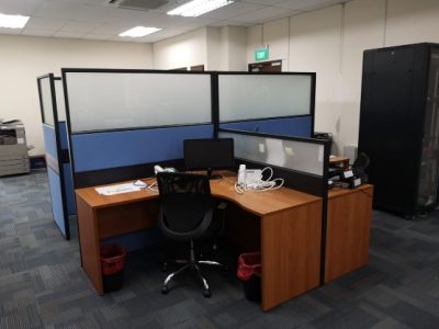 Samlain Additional Works - T40 Full Height Workstations
