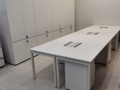 White Conference Table in Office Space