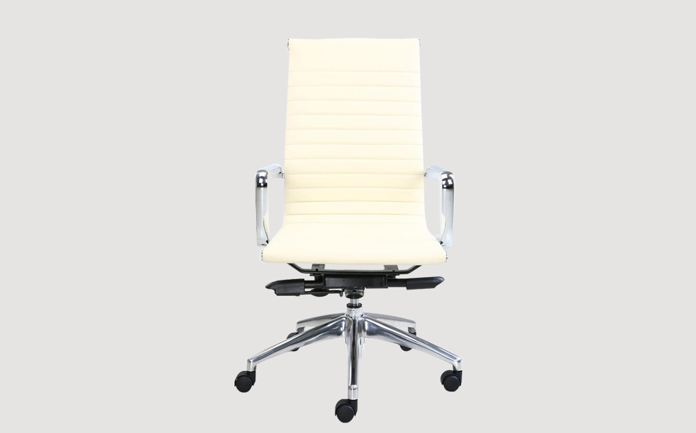 ergonomic mid back office chair chrome frame white seat chrome chair legs