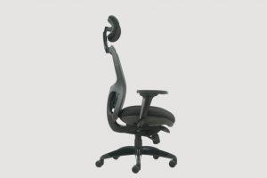 ergonomic high back office chair black frame black seat mesh back castor wheels