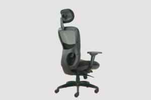 ergonomic high back office chair black frame black seat mesh back castor wheels