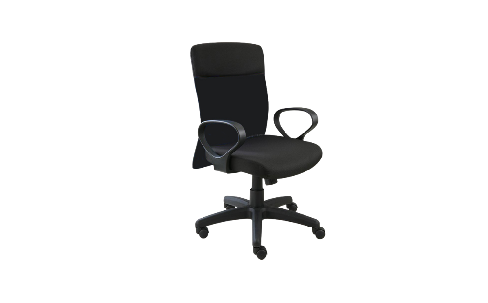 Black Fabric Office Chair C780