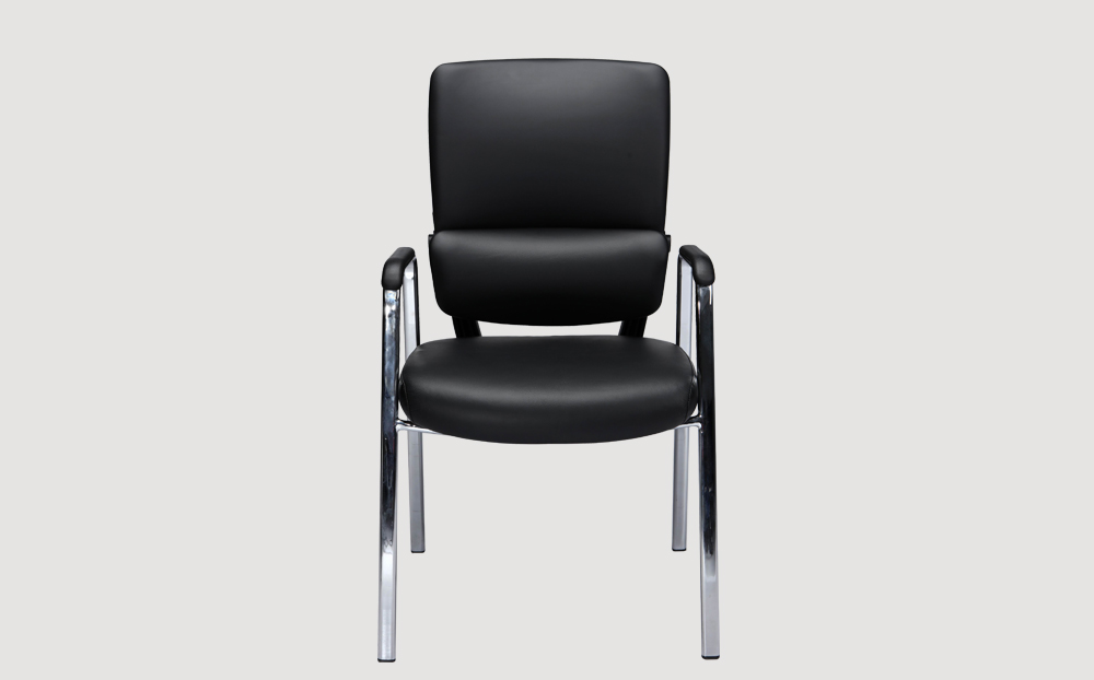 ergonomic mid back office chair black frame black seat chrome chair legs