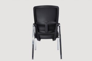 ergonomic mid back office chair black frame black seat chrome chair legs