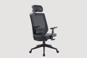 ergonomic high back office chair mesh back black frame black seat