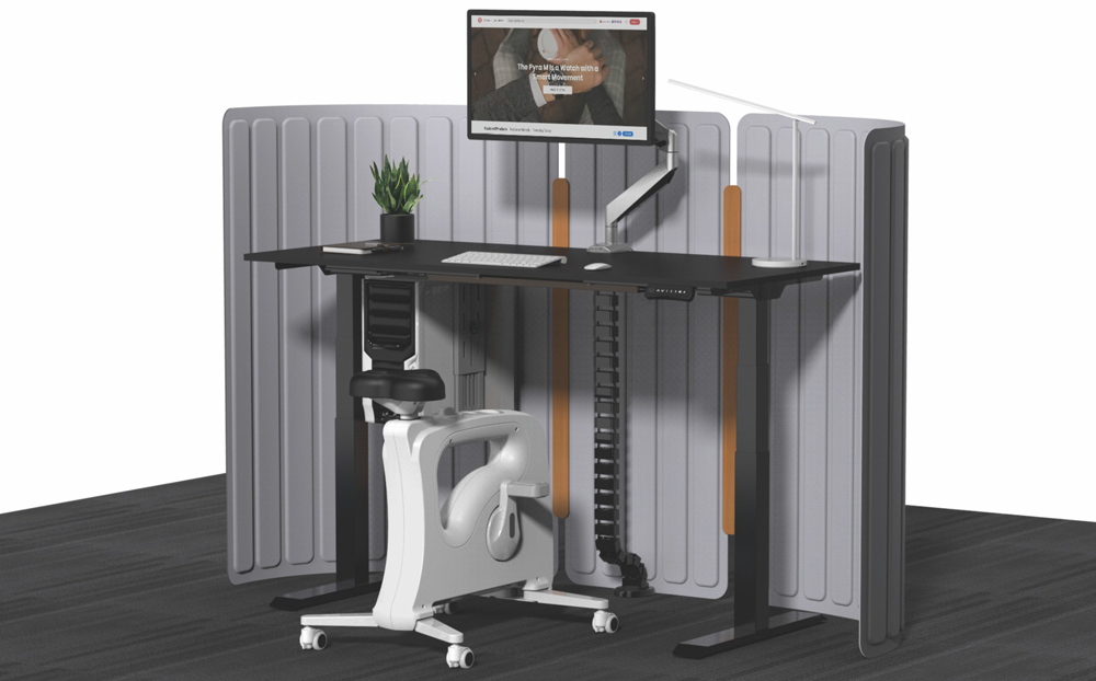 Height adjustable table dual motor ErgoDesk