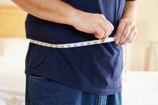 measuring waistline