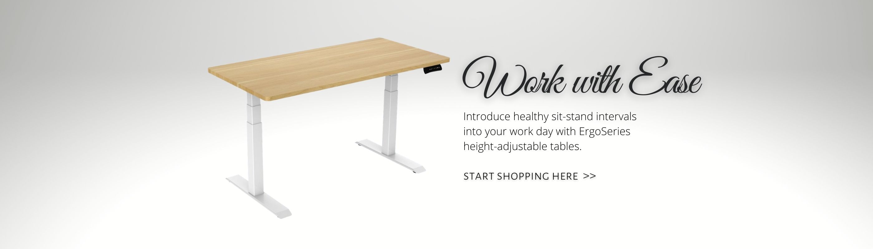 Adjustable Table with Wood Top_Offitek