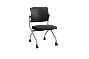 OfficeChair_Austin_LS54C_PlasticBackrest_Black_Offitek