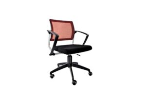 OfficeChair_Austin_LS543_RedMeshBack_StarLegBase_Offitek