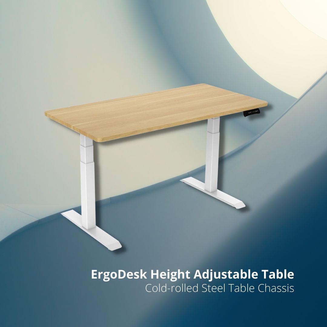 Cold-rolled Steel Chassis of Height Adjustable Table_ErgoDesk_Offitek